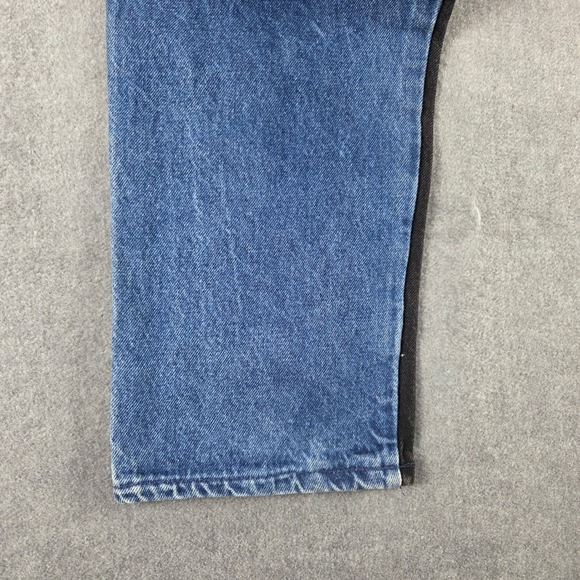 Rocky Mountain Clothing Co Vintage Two Tone Blue Black Western Jeans Made in USA - Picture 11 of 13